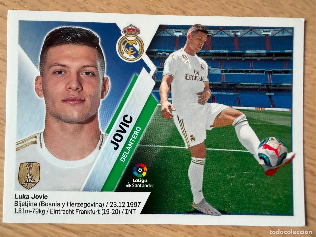 Fu&szlig;ball-Sticker: 16 JOVIC REAL MADRID 19 20 2019 2020 LIGA SANTANDER COLECCIONES ESTE SIN PEGAR STICKER