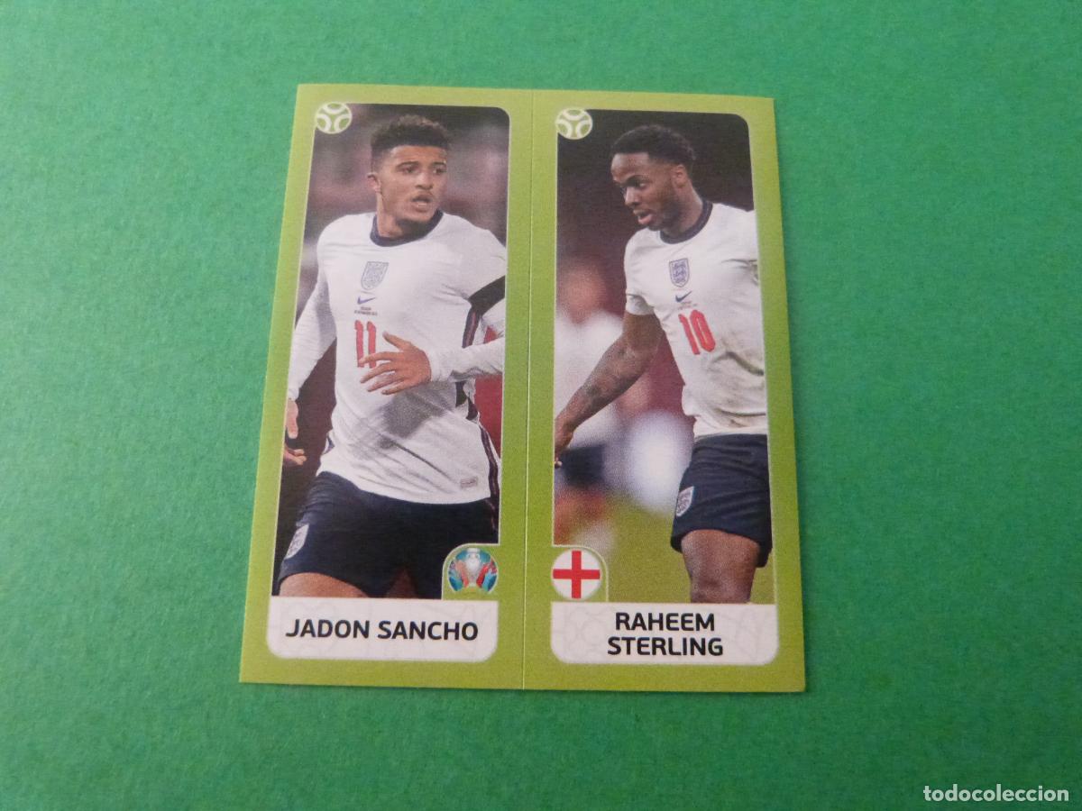 Fu&szlig;ball-Sticker: CROMO FUTBOL SANCHO-STERLING INGLATERRA EURO 2020 SIN PEGAR N&ordm; 427 TOURNAMENT EDITION EUROCOPA 2020