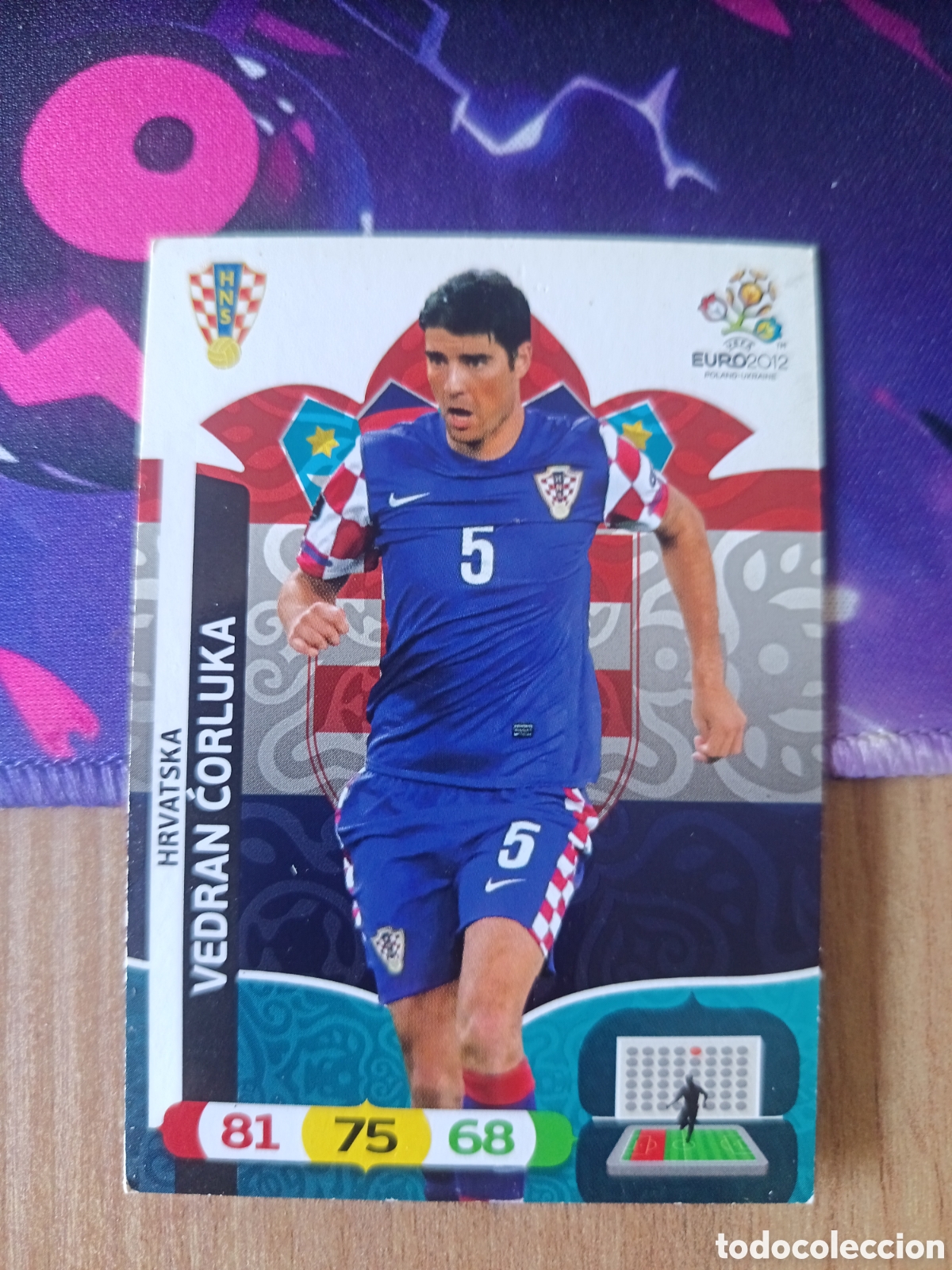 Cromos de f&uacute;tbol: Corluka UEFA EURO 2012 EURO2012 POLONIA UCRANIA ADRENALYN XL PANINI