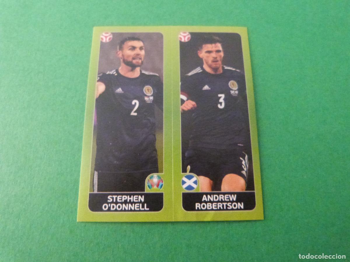 Cromos de f&uacute;tbol: CROMO FUTBOL O&acute;DONNELL-ROBERTSON ESCOCIA EURO 2020 SIN PEGAR N&ordm; 429 TOURNAMENT EDITION EUROCOPA 2020