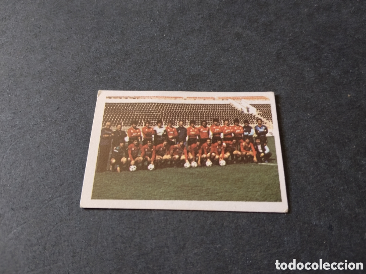 Cromos de f&uacute;tbol: Cromo futbol 84 equipo Mallorca