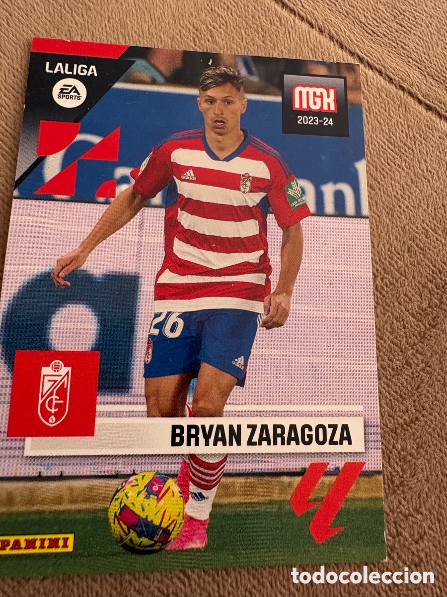 Football Stickers: 214 Bryan Zaragoza Granada CF Megacracks 23 24 2023 2024 MGK