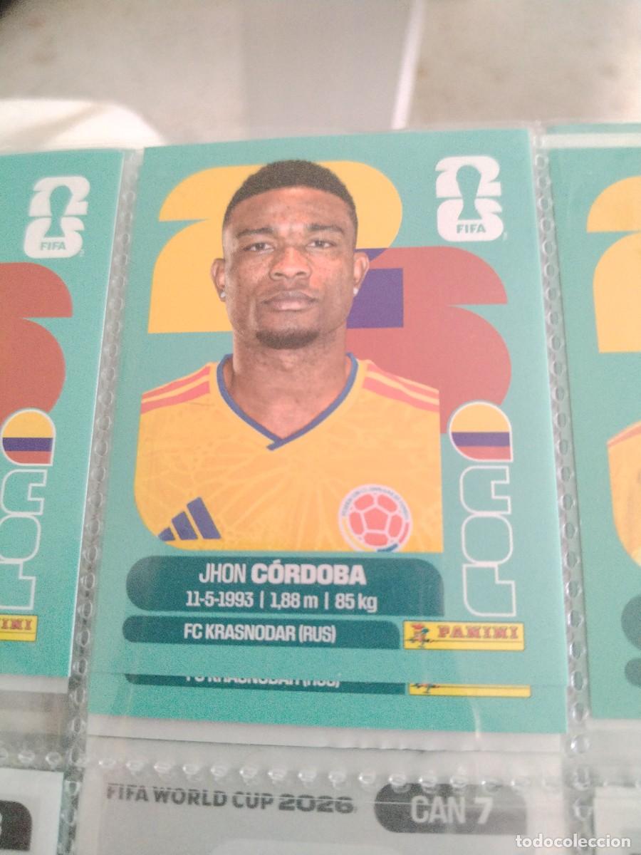 Football Stickers: CROMO MUNDIAL 2026 - COLOMBIA COL N 18