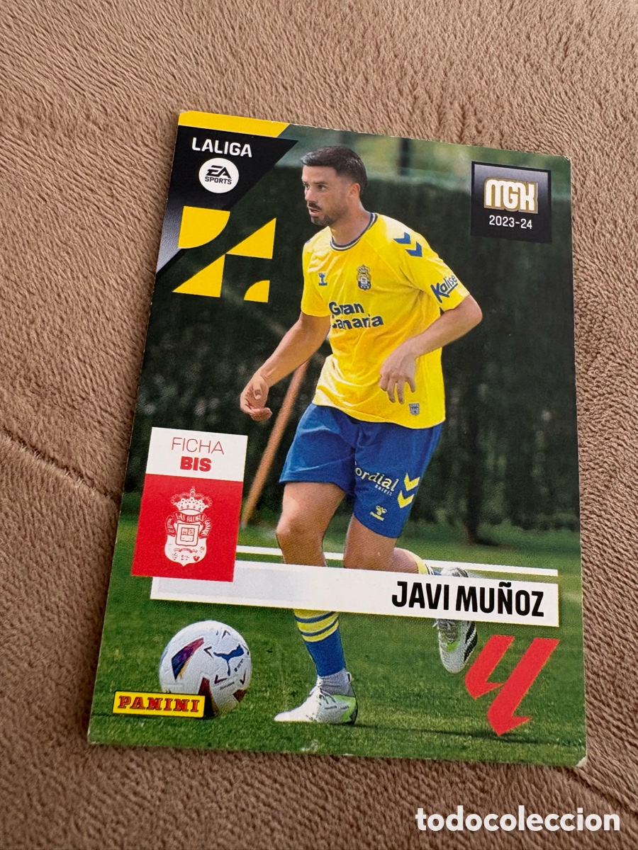 Football Stickers: 230 BIS JAVI MU&Ntilde;OZ LAS PALMAS PANINI MEGACRACKS 2023 2024 CROMO FUTBOL 23 24 - A189 PG154