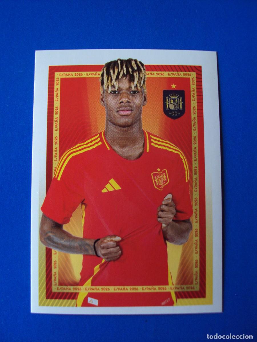 Cromos de f&uacute;tbol: CROMO 59 NICO WILLIAMS ESPA&Ntilde;A 2026 CARREFOUR MUNDIAL WORLD CUP SELECCI&Oacute;N ESPA&Ntilde;OLA PANINI NUEVO