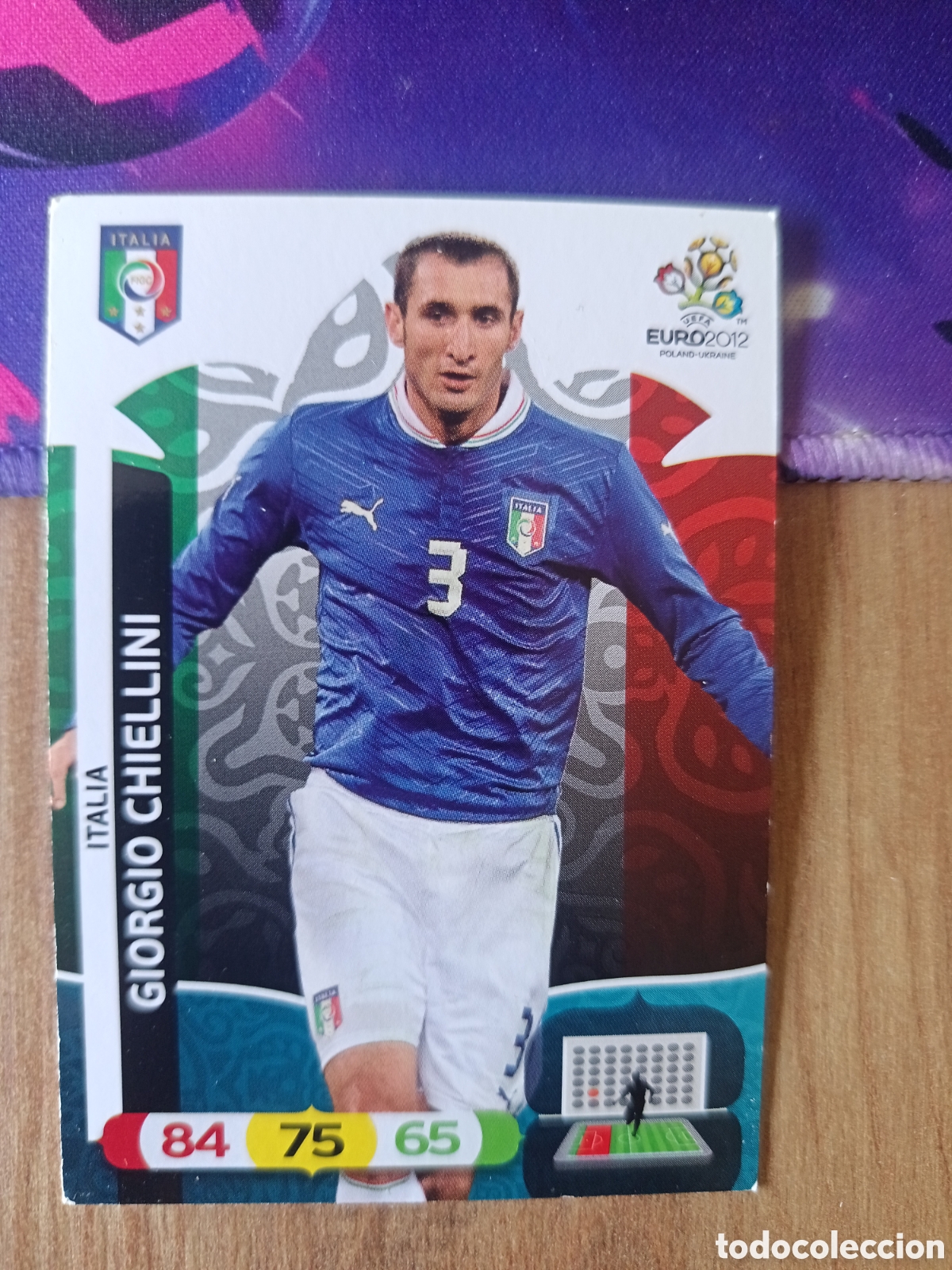 Cromos de f&uacute;tbol: Chiellini UEFA EURO 2012 EURO2012 POLONIA UCRANIA ADRENALYN XL PANINI