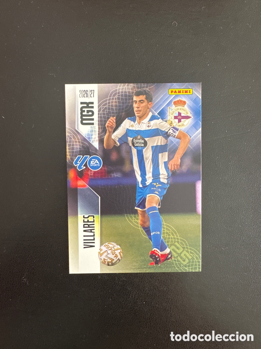 Cromos de f&uacute;tbol: VILLARES DEPORTIVO DE LA CORU&Ntilde;A NUMERO 136 MEGACRACKS 2026 2027