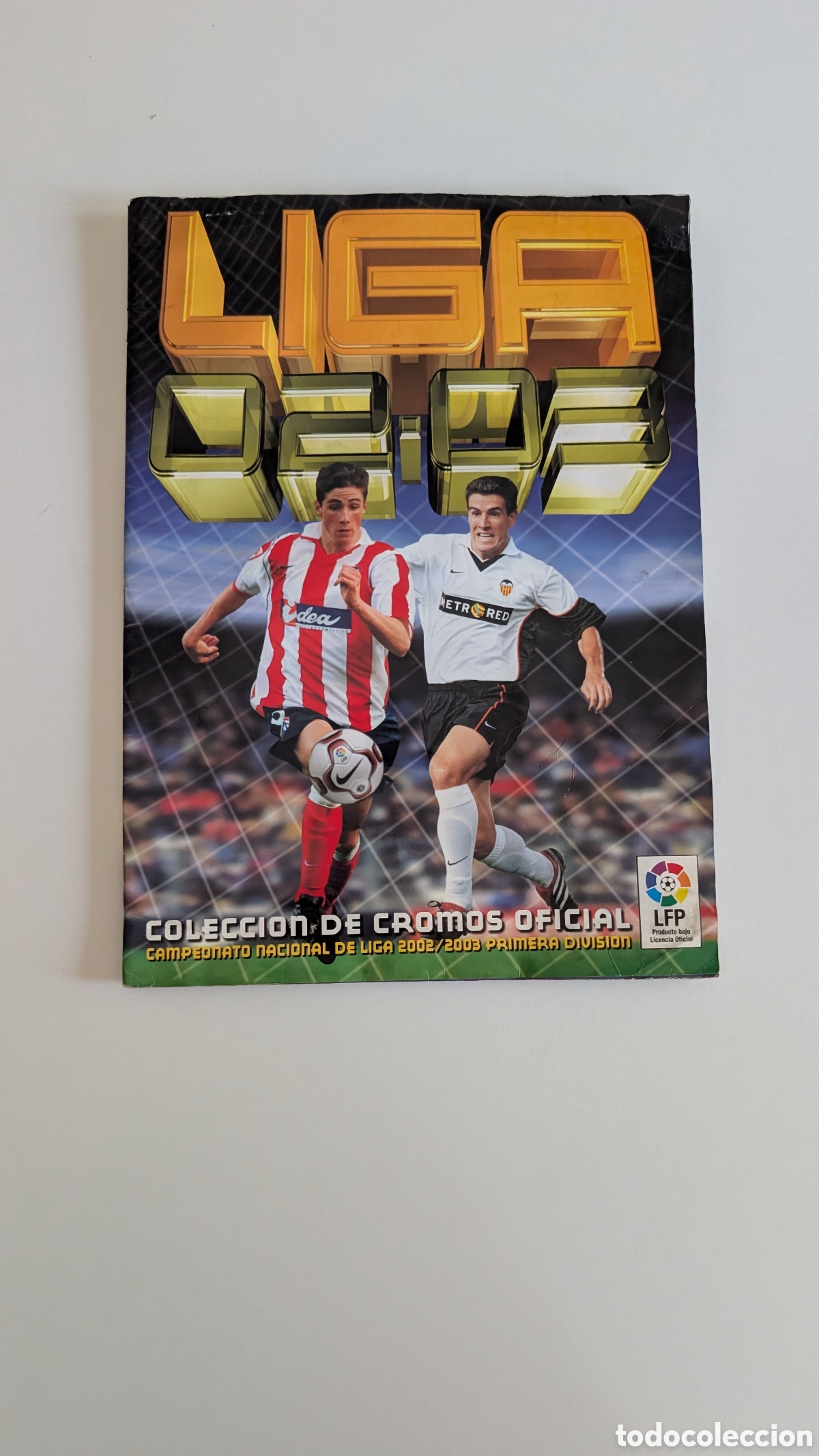 Cromos de f&uacute;tbol: ALBUM INCOMPLETO LIGA ESTE 2002/03 02 03 CON ALGUNOS FICHAJES Y DOBLES DESTACADOS, BUEN ESTADO