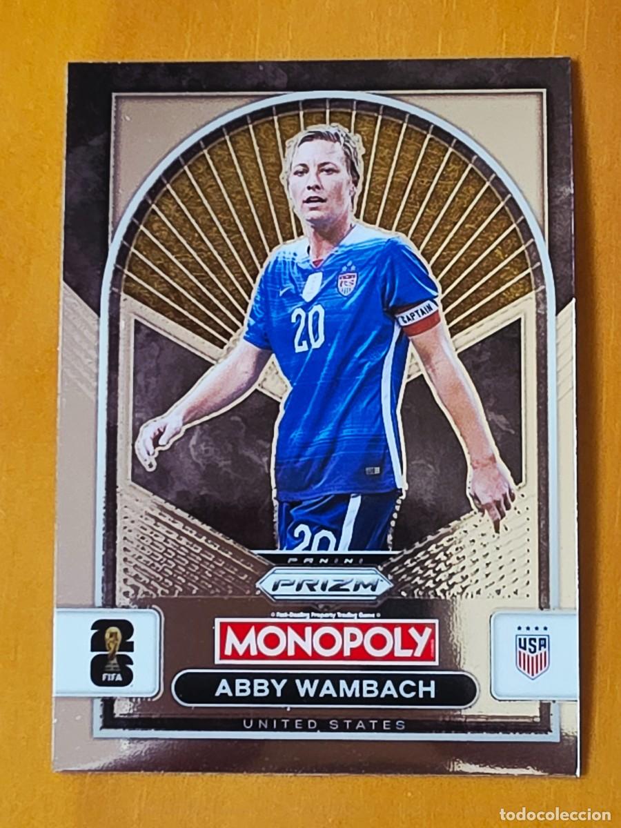 Fu&szlig;ball-Sticker: No. 92 Abby Wambach, Estados Unidos USA, Panini Prizm World Cup 2026 Monopoly Mundial 26