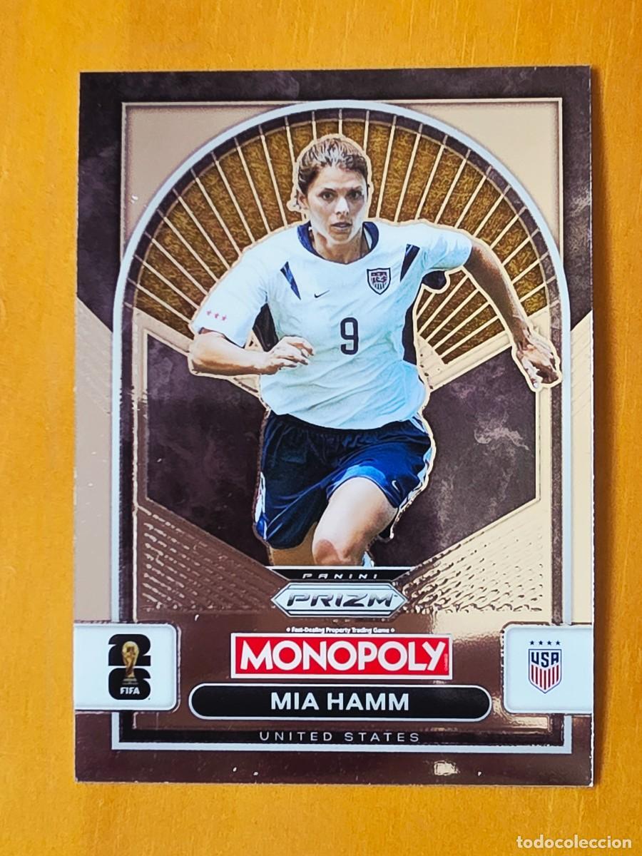 Cromos de f&uacute;tbol: No. 91 Mia Hamm, Estados Unidos USA, Panini Prizm World Cup 2026 Monopoly Mundial 26