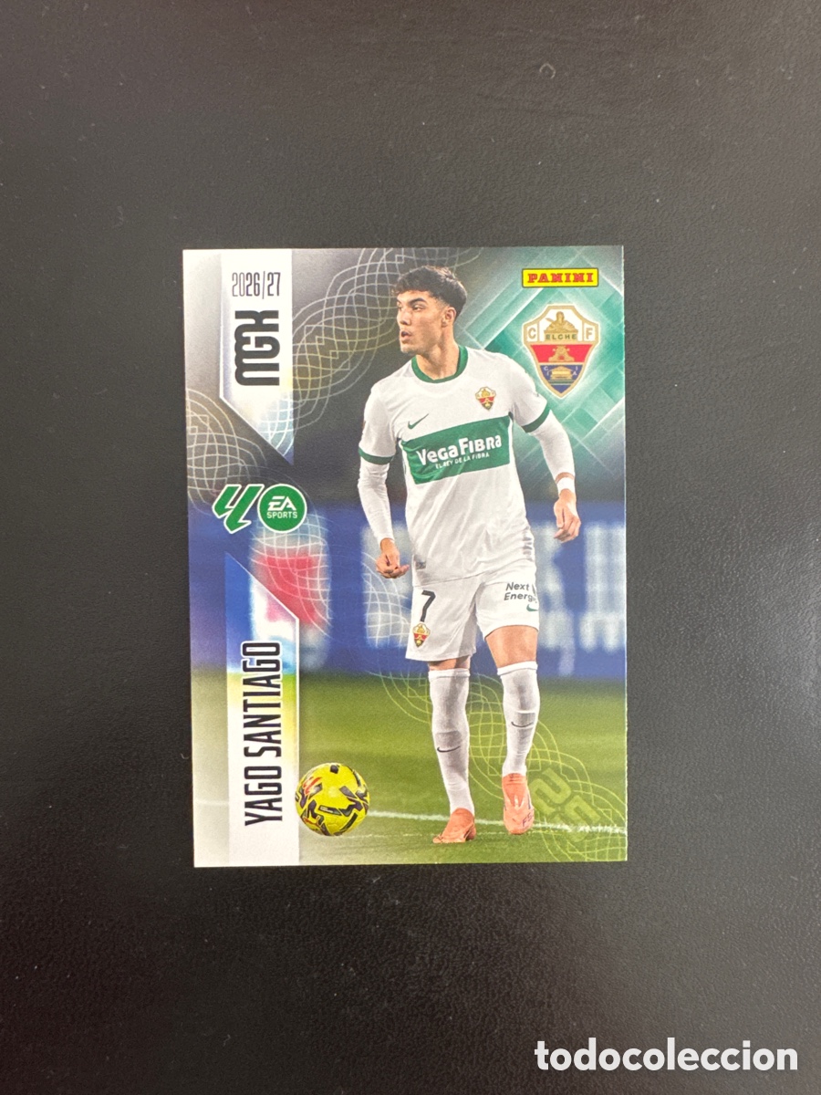 Cromos de f&uacute;tbol: YAGO SANTIAGO ELCHE NUMERO 161 MEGACRACKS 2026 2027