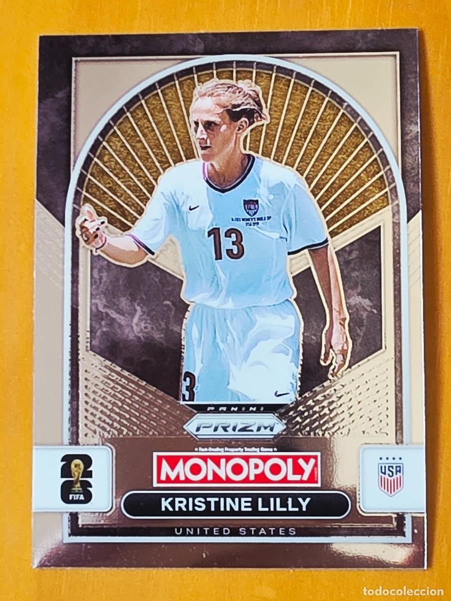 Cromos de f&uacute;tbol: No. 87 Kristine Lilly, Estados Unidos USA, Panini Prizm World Cup 2026 Monopoly Mundial 26