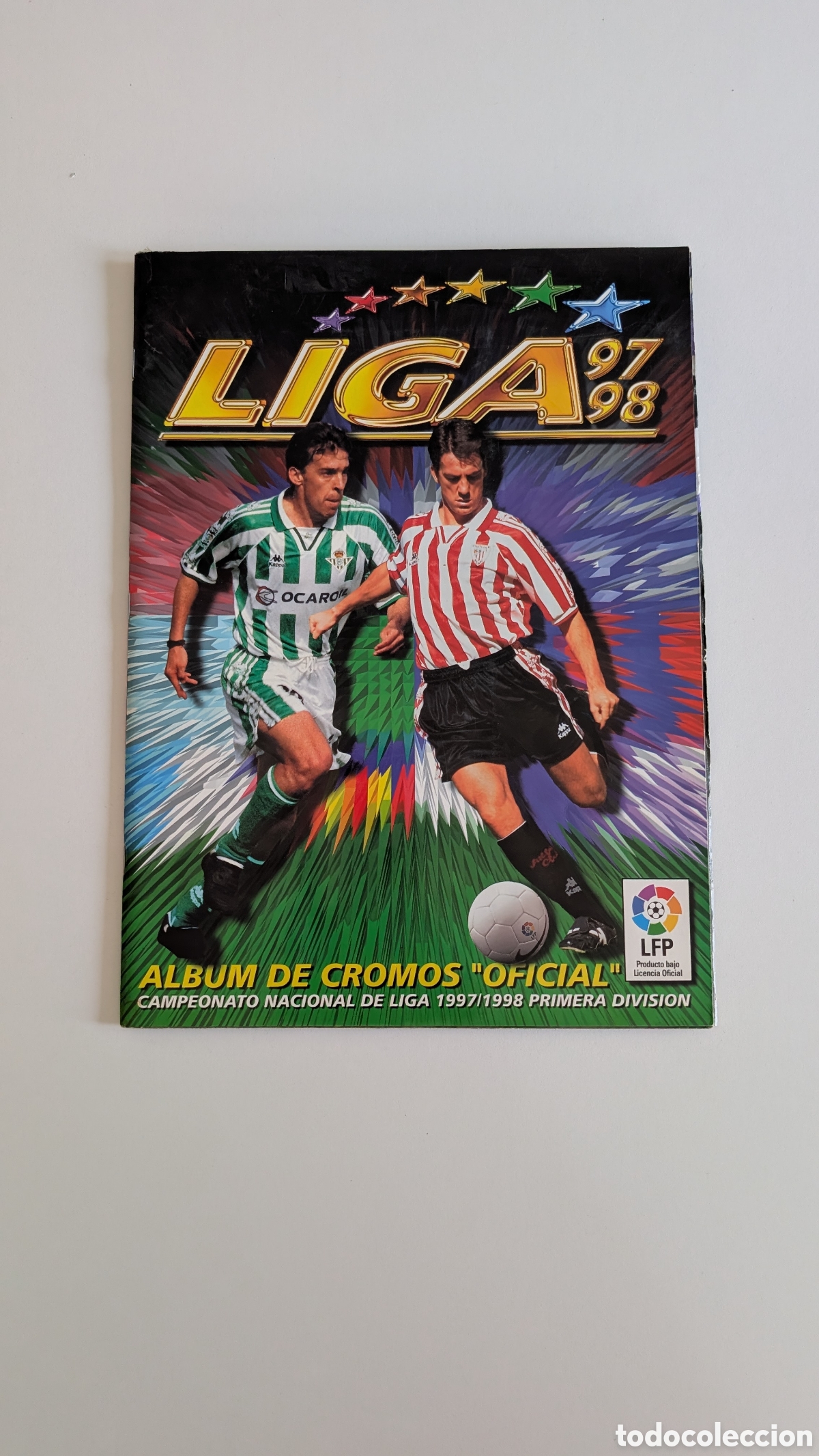 Cromos de f&uacute;tbol: ALBUM INCOMPLETO LIGA ESTE 1997/98 97 98 INCLUYE VARIAS BAJAS RONALDO Y SANTOS, BUEN ESTADO
