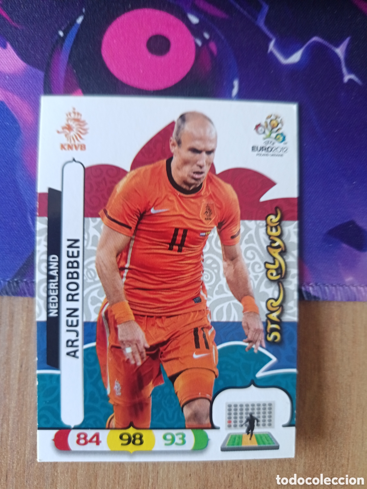 Cromos de f&uacute;tbol: Robben UEFA EURO 2012 EURO2012 POLONIA UCRANIA ADRENALYN XL PANINI