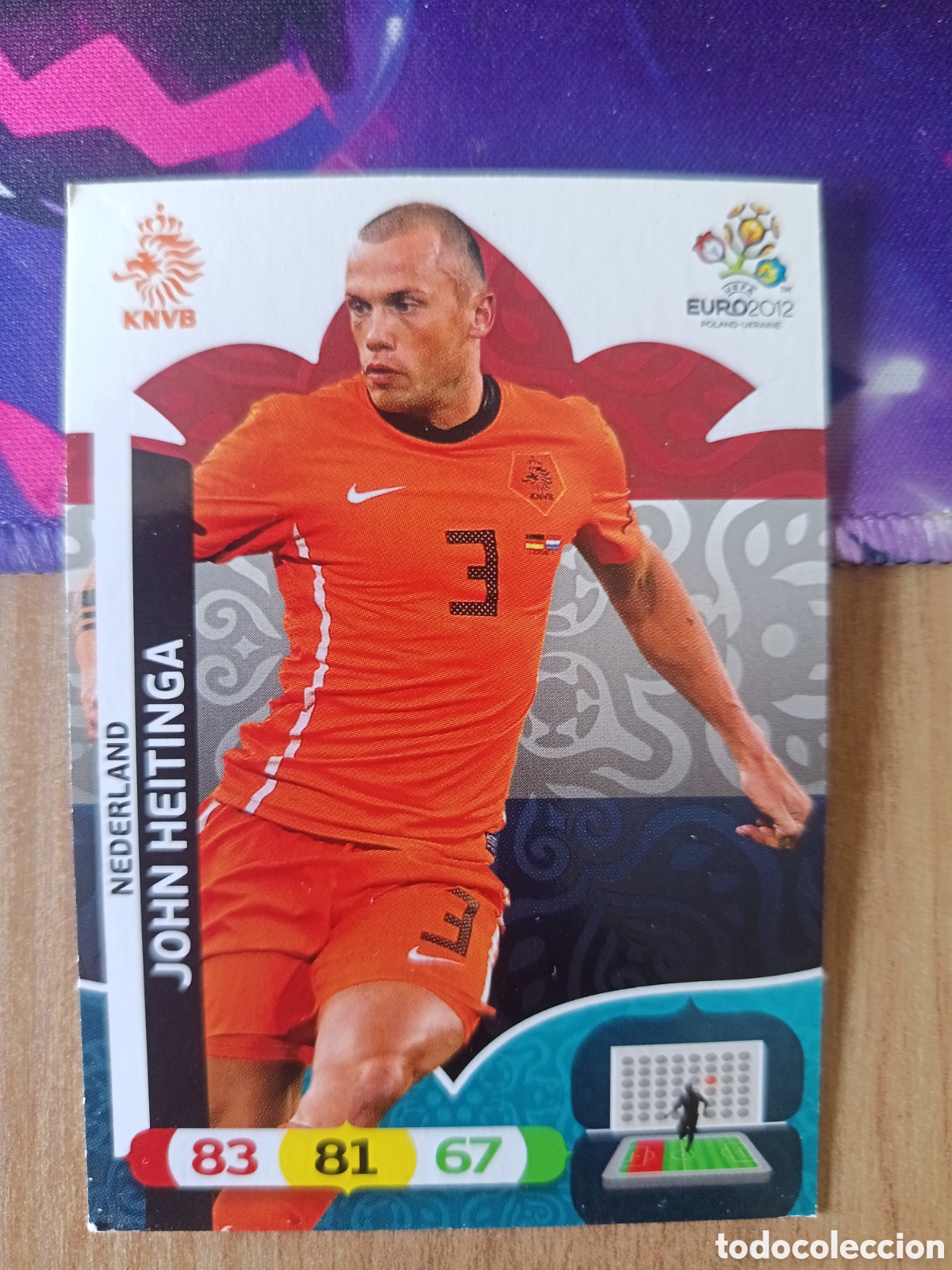 Cromos de f&uacute;tbol: Heitinga UEFA EURO 2012 EURO2012 POLONIA UCRANIA ADRENALYN XL PANINI