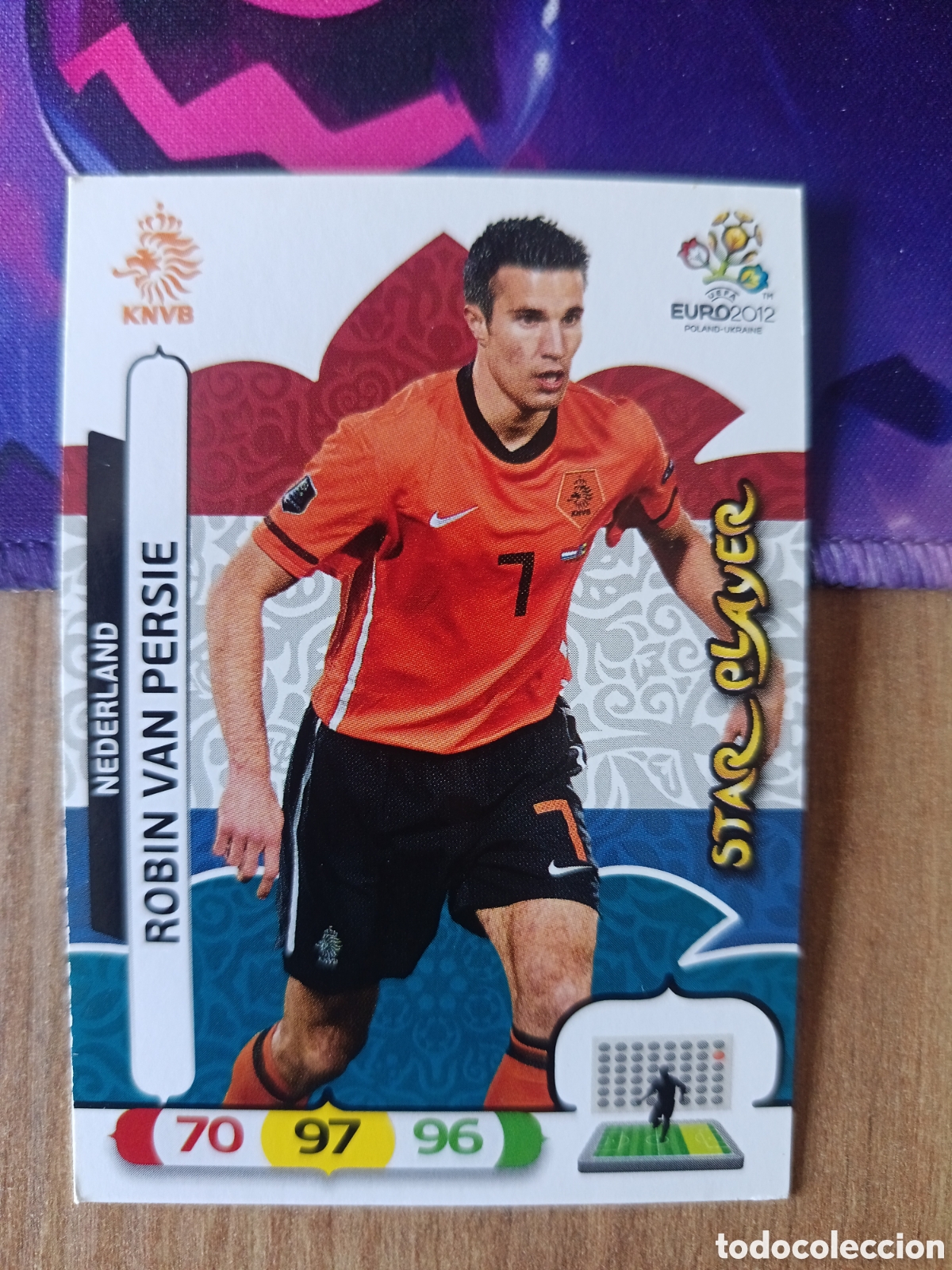 Cromos de f&uacute;tbol: Van Persie UEFA EURO 2012 EURO2012 POLONIA UCRANIA ADRENALYN XL PANINI