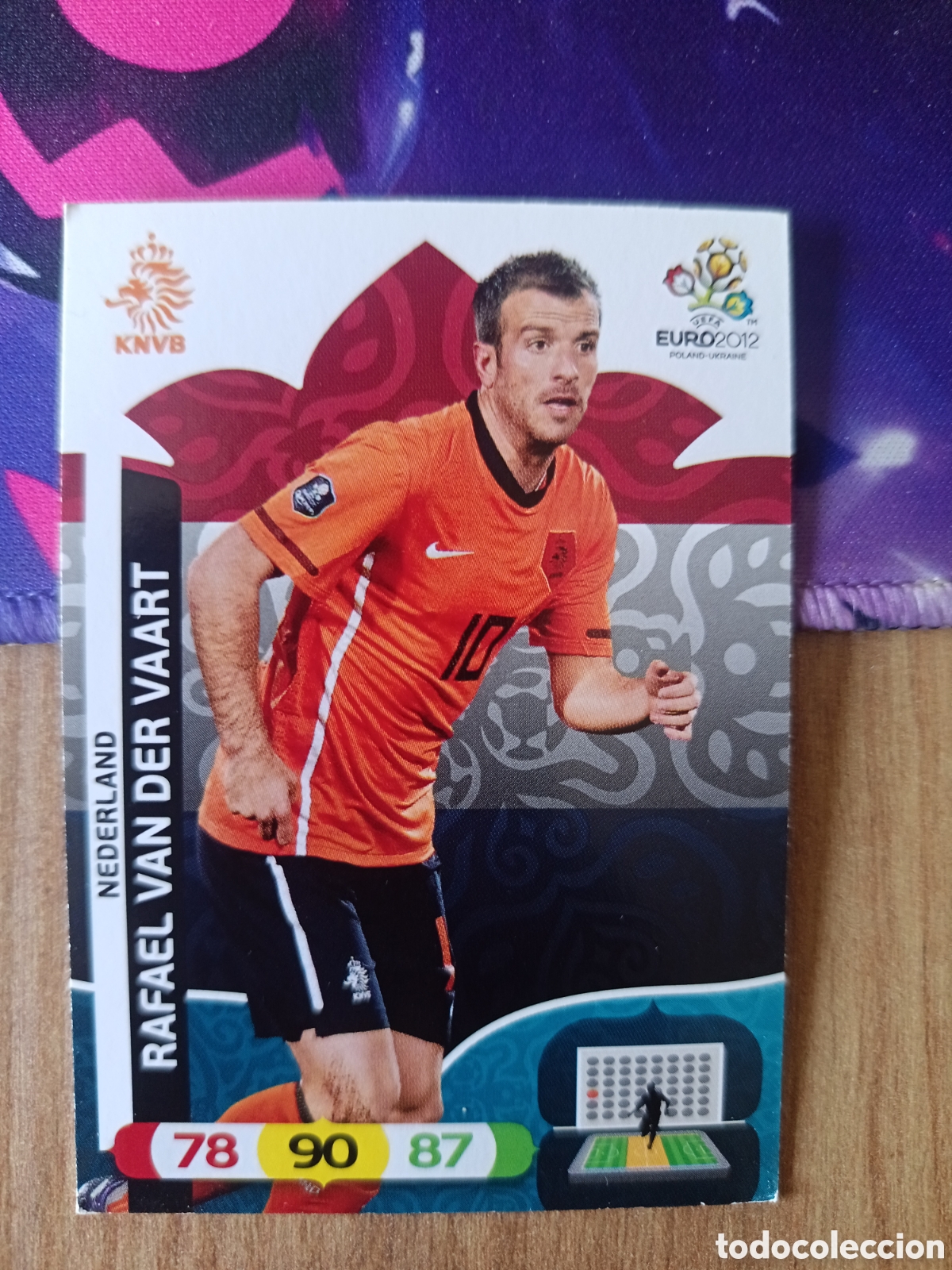 Cromos de f&uacute;tbol: Van der vaart UEFA EURO 2012 EURO2012 POLONIA UCRANIA ADRENALYN XL PANINI