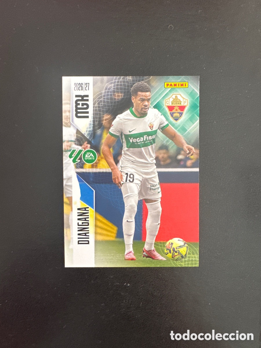 Cromos de f&uacute;tbol: DIANGANA ELCHE NUMERO 160 MEGACRACKS 2026 2027
