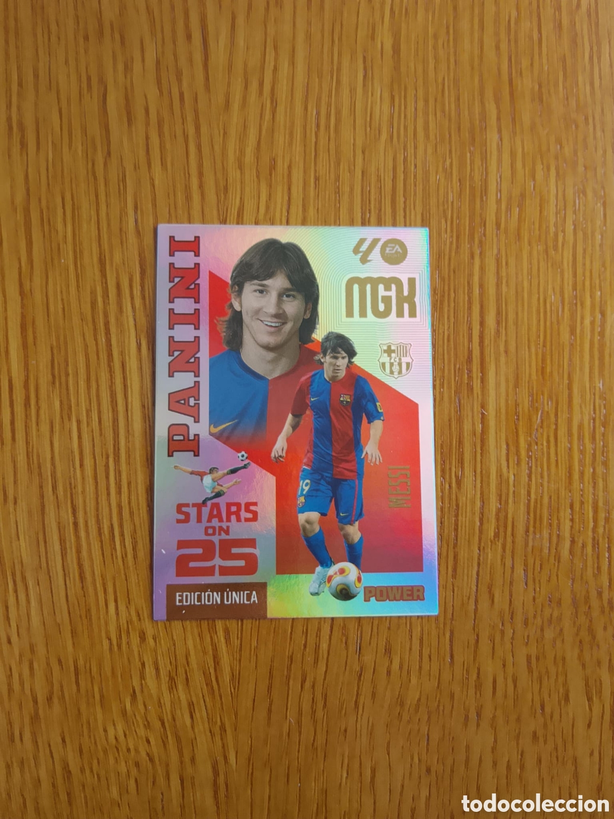 Cromos de f&uacute;tbol: 440 P MESSI STARS ON 25 POWER MEGACRACKS 26 27 2026 2027 MGK PANINI