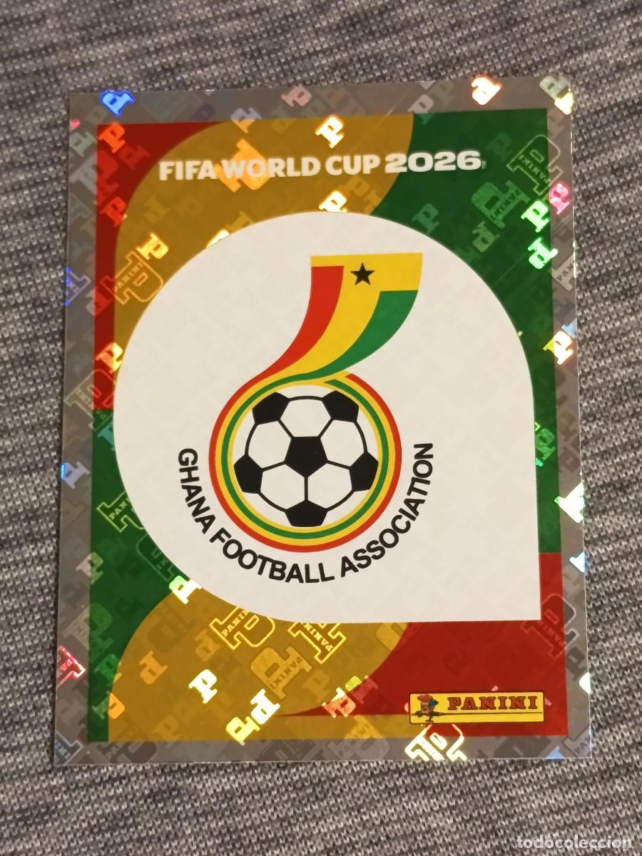 Cromos de f&uacute;tbol: ESCUDO GHANA GHA 1 STICKER MUNDIAL 2026 PANINI FIFA WORLD CUP NUEVO
