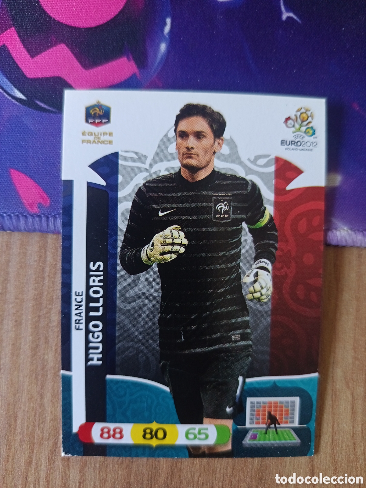 Cromos de f&uacute;tbol: Lloris UEFA EURO 2012 EURO2012 POLONIA UCRANIA ADRENALYN XL PANINI