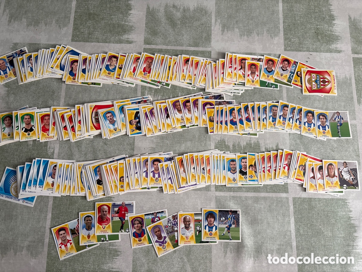 Cromos de f&uacute;tbol: (J) LOTE CROMOS LIGA ESTE 2009 2010 09 10 293 DIFERENTES