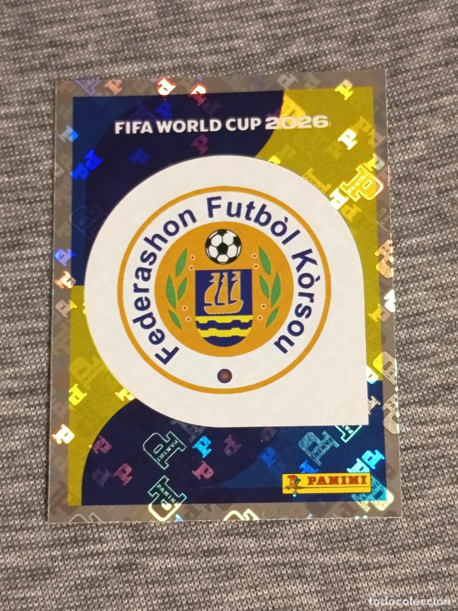 Figurine di Calcio: ESCUDO CURAZAO CUW 1 STICKER MUNDIAL 2026 PANINI FIFA WORLD CUP NUEVO