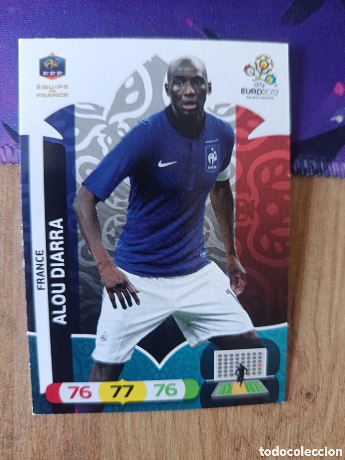 Figurine di Calcio: Diarra UEFA EURO 2012 EURO2012 POLONIA UCRANIA ADRENALYN XL PANINI