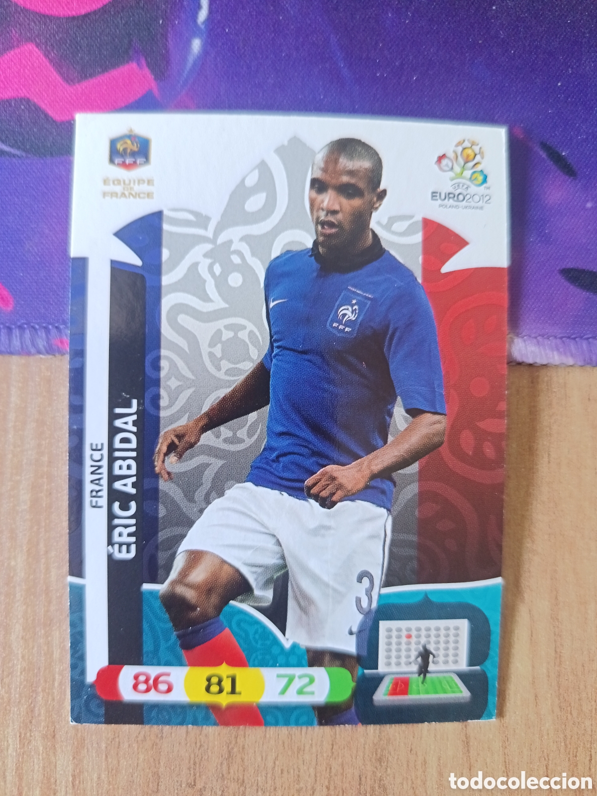 Figurine di Calcio: Abidal UEFA EURO 2012 EURO2012 POLONIA UCRANIA ADRENALYN XL PANINI