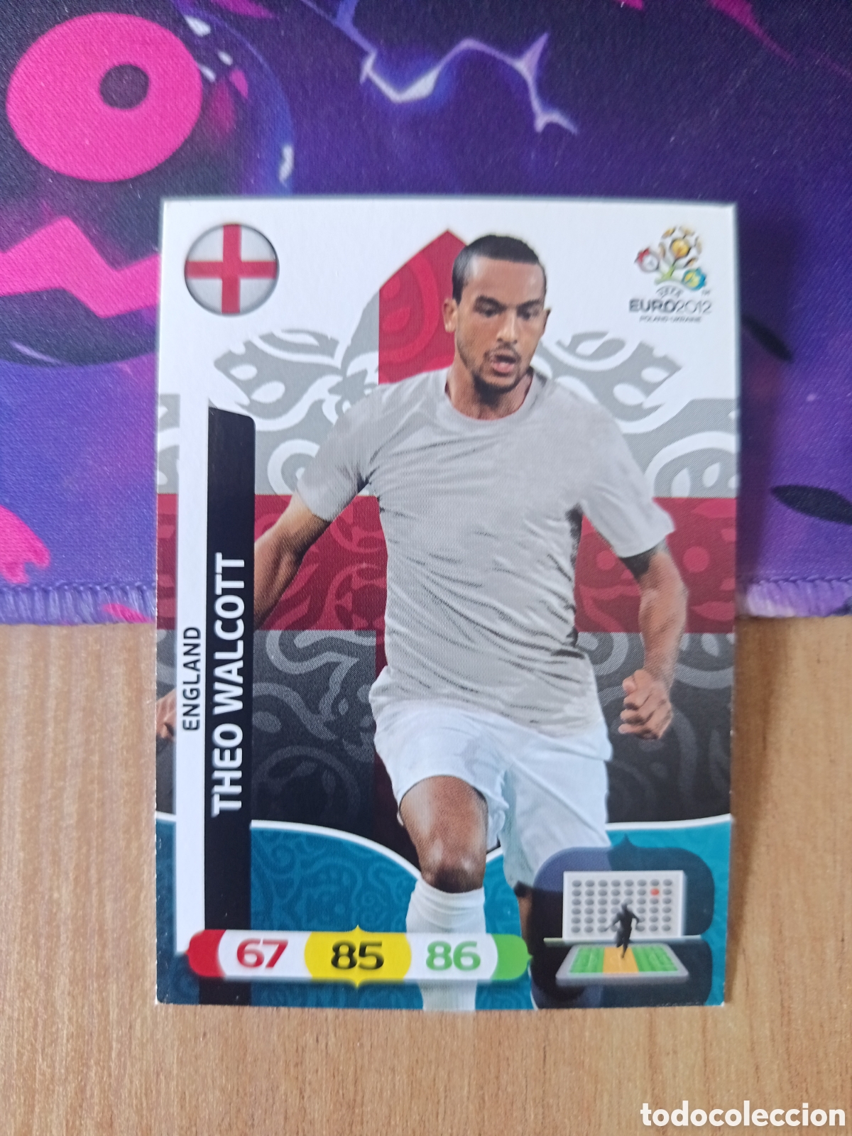 Figurine di Calcio: Walcott UEFA EURO 2012 EURO2012 POLONIA UCRANIA ADRENALYN XL PANINI