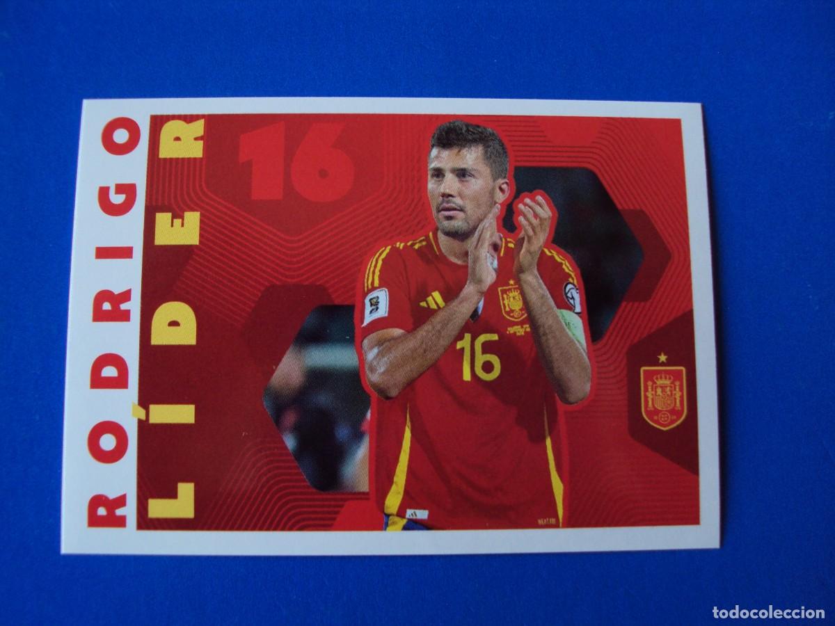 Cromos de f&uacute;tbol: CROMO 68 RODRIGO RODRI L&Iacute;DER ESPA&Ntilde;A 2026 CARREFOUR MUNDIAL WORLD CUP SELECCI&Oacute;N ESPA&Ntilde;OLA PANINI NUEVO