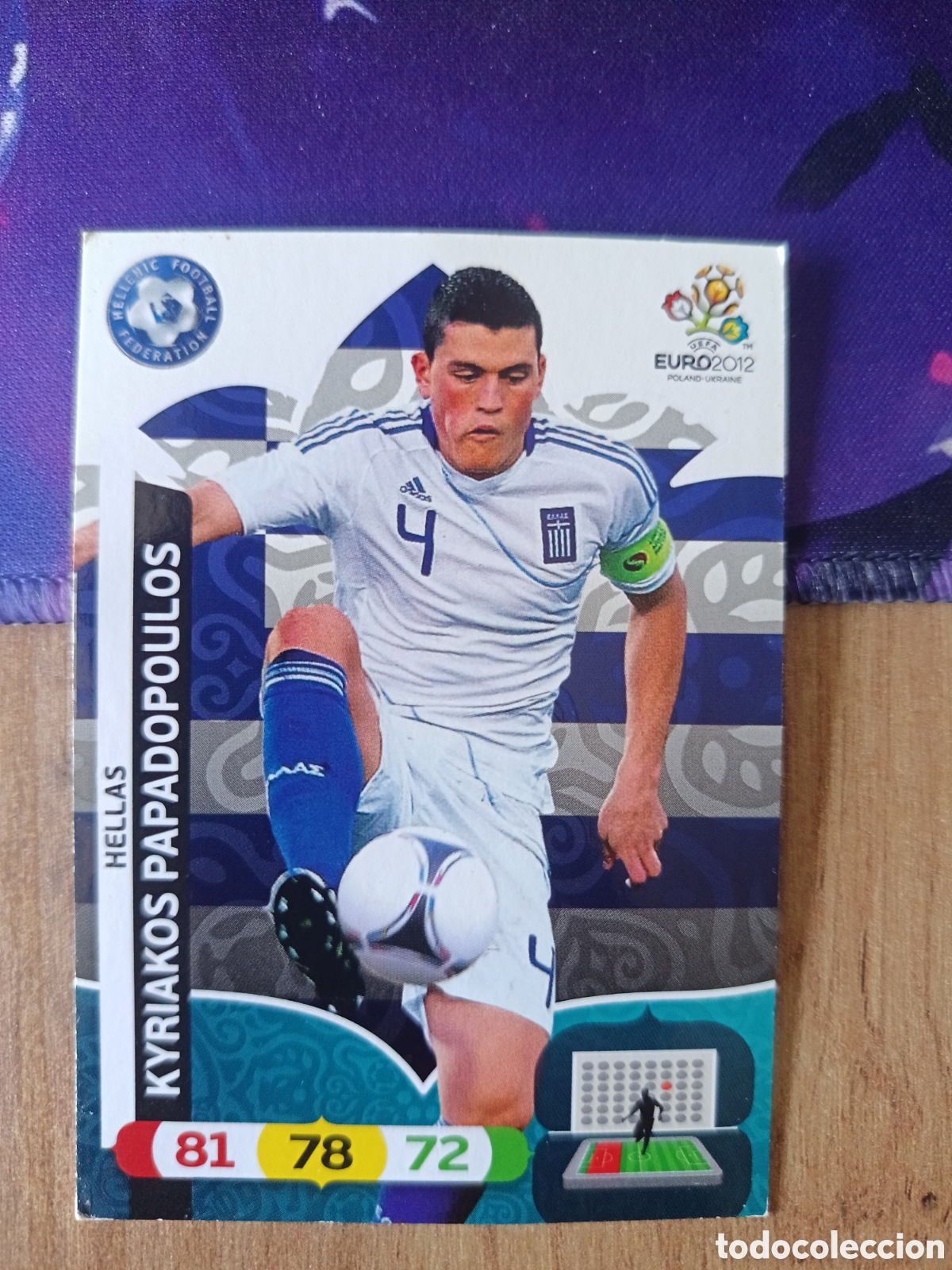 Cromos de f&uacute;tbol: Papadopoulos UEFA EURO 2012 EURO2012 POLONIA UCRANIA ADRENALYN XL PANINI