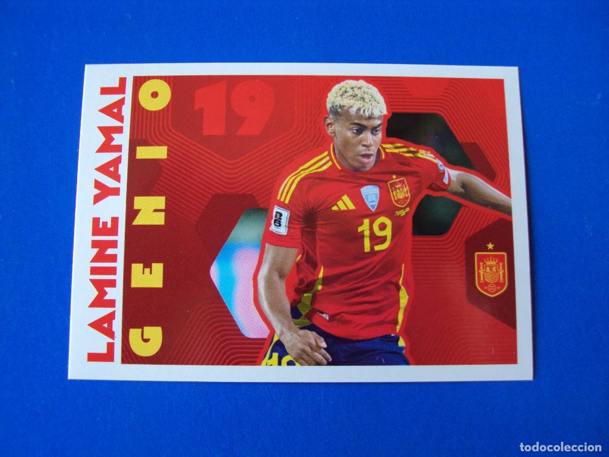 Cromos de f&uacute;tbol: CROMO 71 LAMINE YAMAL GENIO ESPA&Ntilde;A 2026 CARREFOUR MUNDIAL WORLD CUP SELECCI&Oacute;N ESPA&Ntilde;OLA PANINI NUEVO