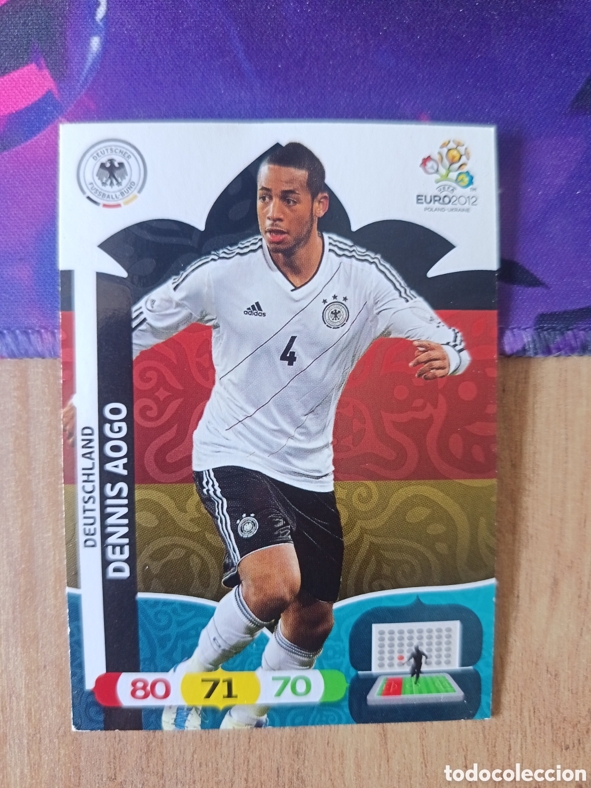 Cromos de f&uacute;tbol: Dennis UEFA EURO 2012 EURO2012 POLONIA UCRANIA ADRENALYN XL PANINI
