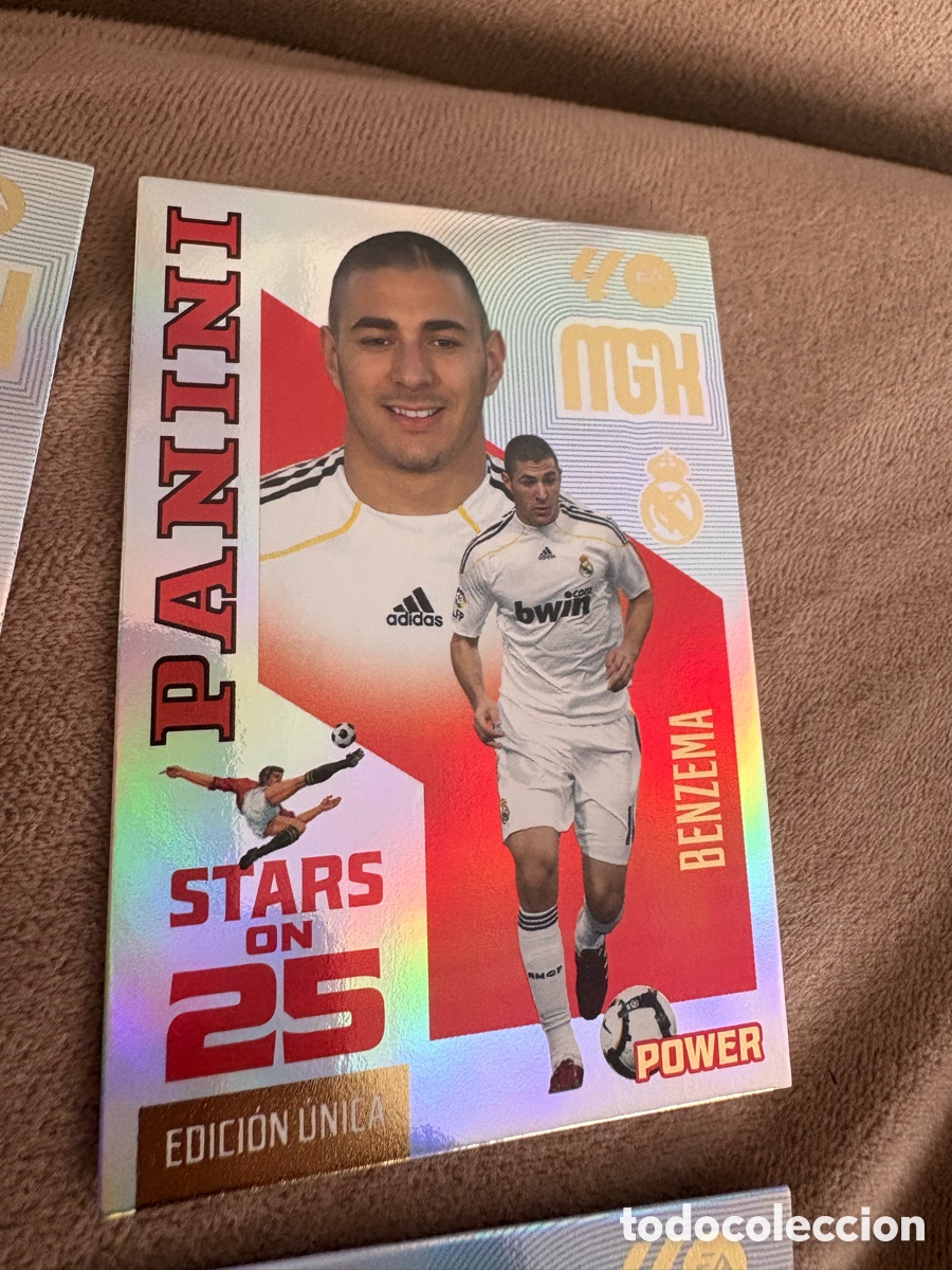 Figurine di Calcio: P441 P 441 BENZEMA REAL MADRID STARS ON 25 EDICION UNICA POWER ⚽ MEGACRACKS LIGA 2026 2027 26 27 ⚽