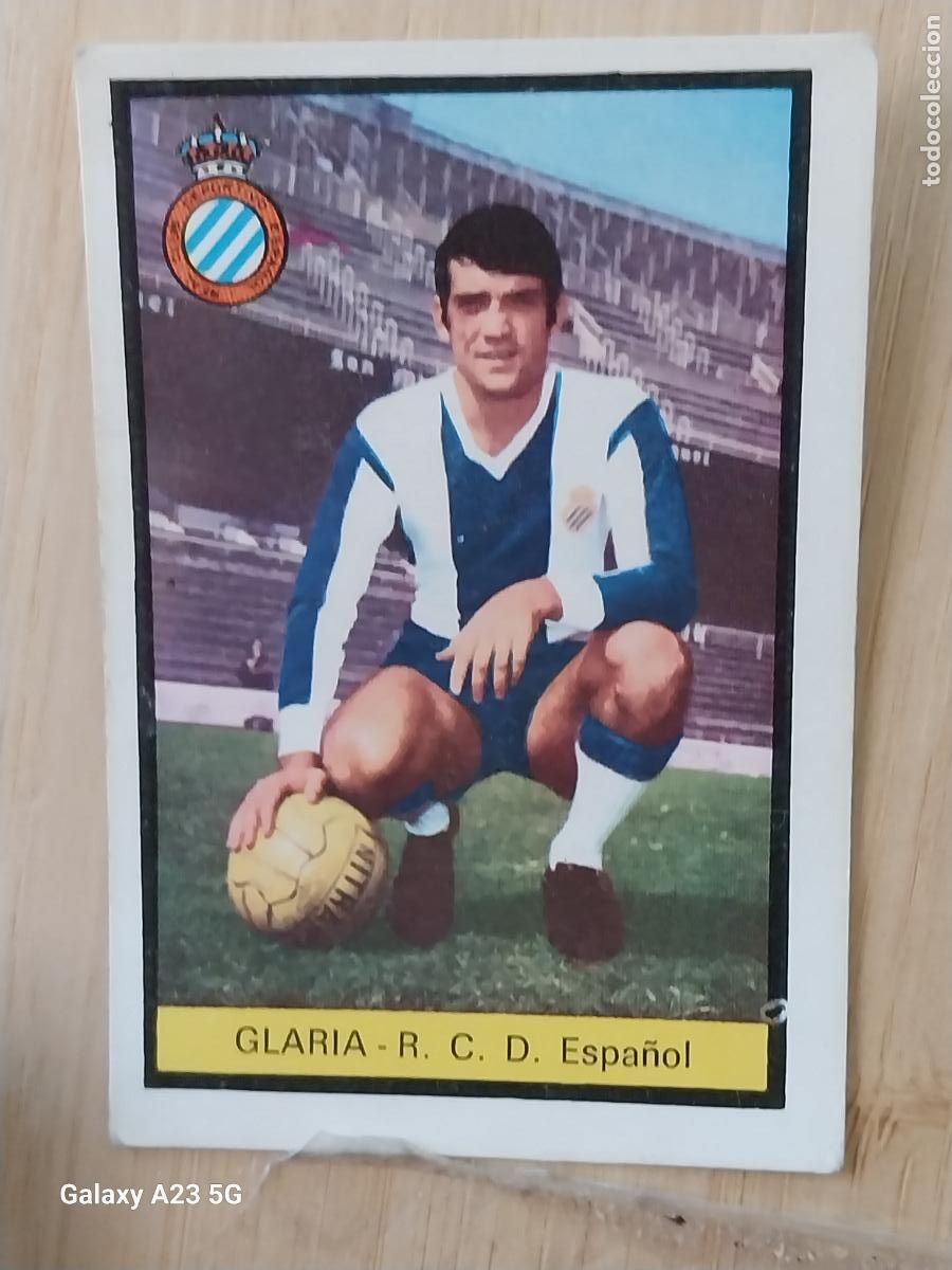 Cromos de f&uacute;tbol: GLARIA R C D ESPA&Ntilde;OL ED FHER LIGA 1972 72 73 CROMO ORGINAL SIN PEGAR NUNCA