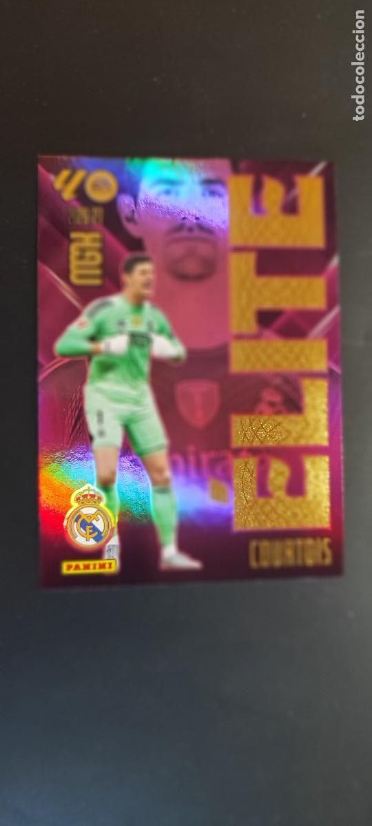 Cromos de f&uacute;tbol: MEGACRACKS 2026/27 CARD ELITE COURTOIS REAL MADRID # 4 PANINI