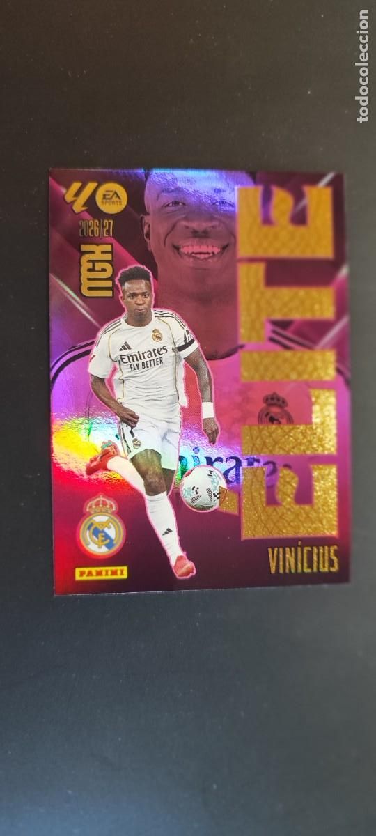 Cromos de f&uacute;tbol: MEGACRACKS 2026/27 CARD ELITE VINICIUS REAL MADRID # 18 PANINI