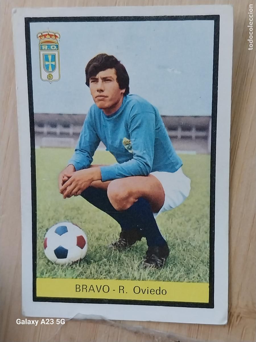 Figurine di Calcio: BRAVO REAL OVIEDO ED FHER LIGA 1972 72 73 CROMO ORGINAL SIN PEGAR NUNCA