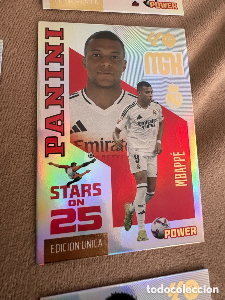 Cromos de f&uacute;tbol: 450 P Mbappe Stars on 25 Power Megacracks 2026/27 26/27