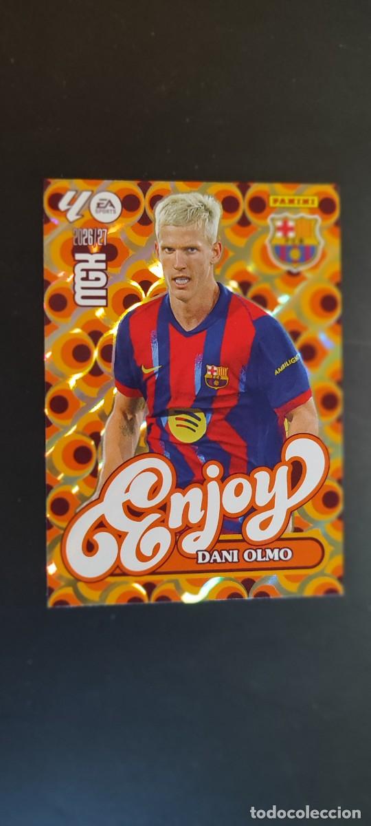 Cromos de f&uacute;tbol: MEGACRACKS 2026/27 CARD ENJOY DANI OLMO FC BARCELONA # 381 PANINI