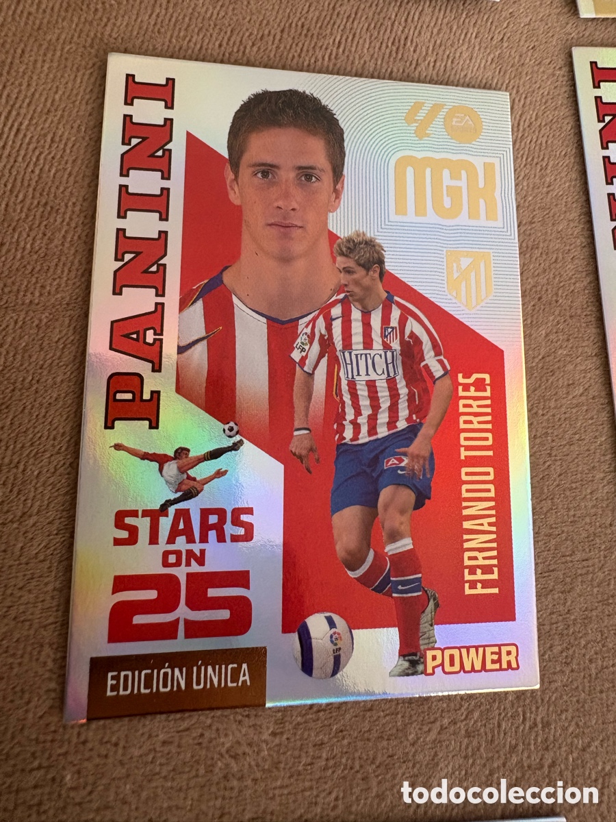 Cromos de f&uacute;tbol: P432 P 432 FERNANDO TORRES ATLETICO MADRID STARS ON 25 EDICION POWER ⚽ MEGACRACKS 2026 2027 26 27 ⚽