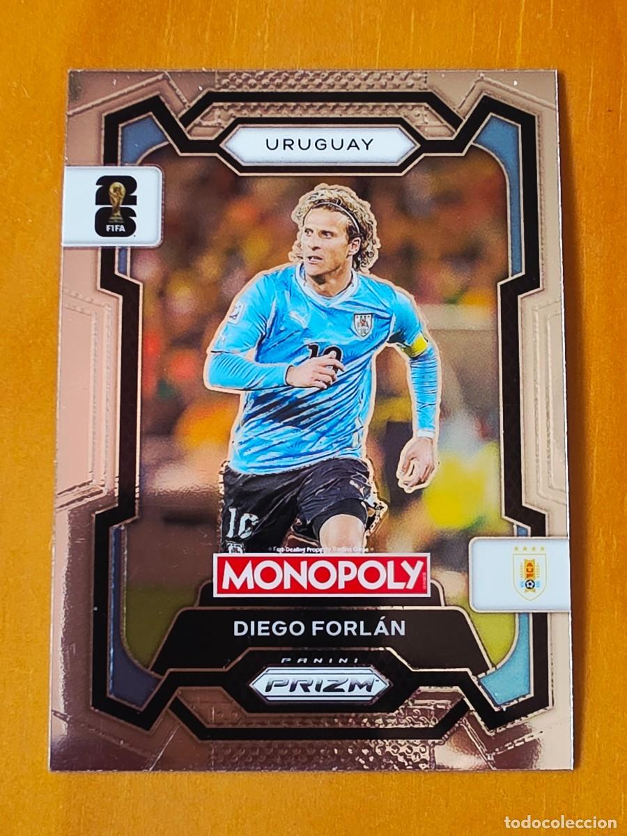 Cromos de f&uacute;tbol: No. 68 Diego Forl&aacute;n, Uruguay, Panini Prizm World Cup 2026 Monopoly Mundial 26