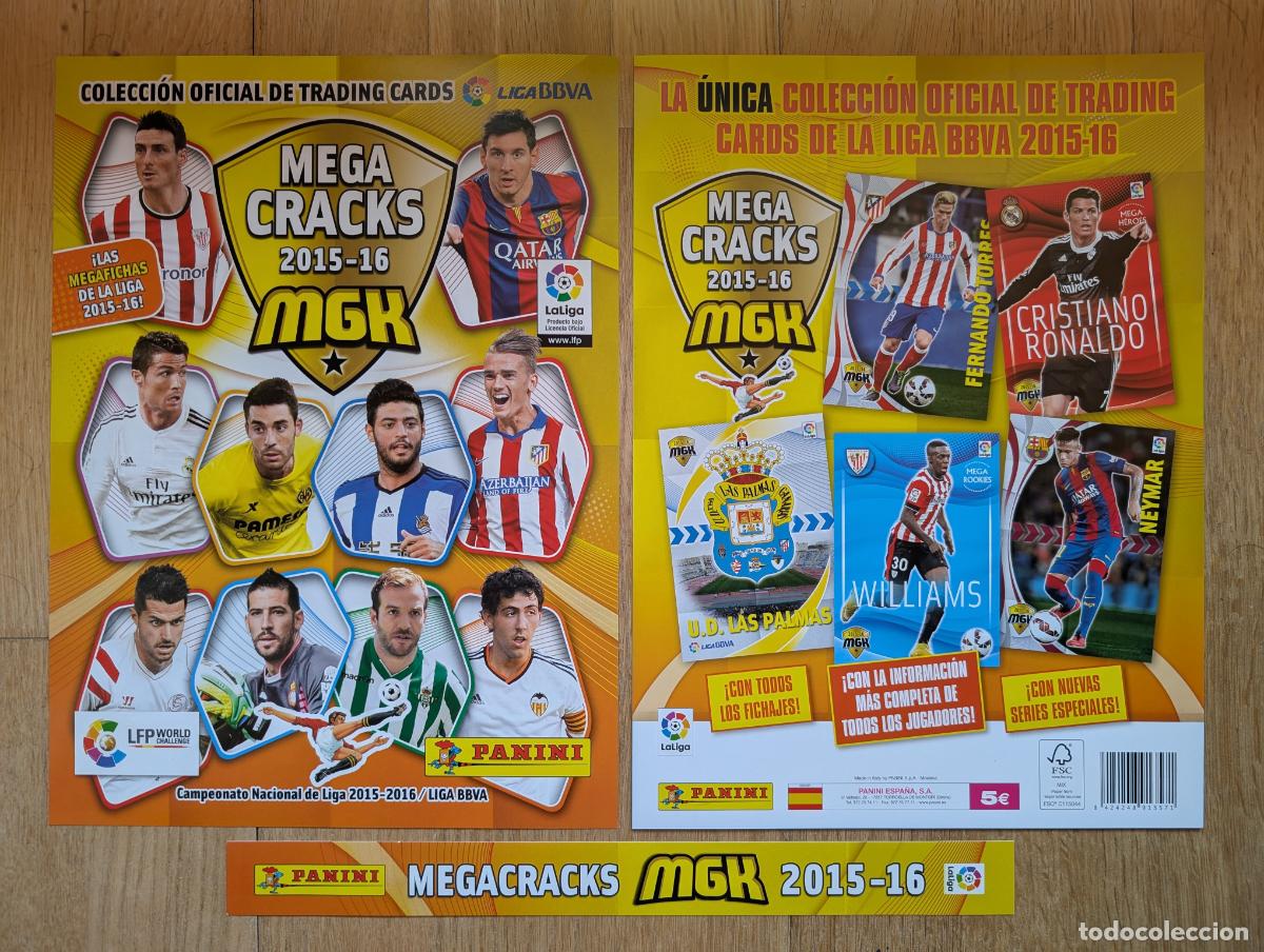 Cromos de f&uacute;tbol: PANINI MEGACRACKS 15/16 2015/2016 - PORTADAS PARA ALBUM ARCHIVADOR