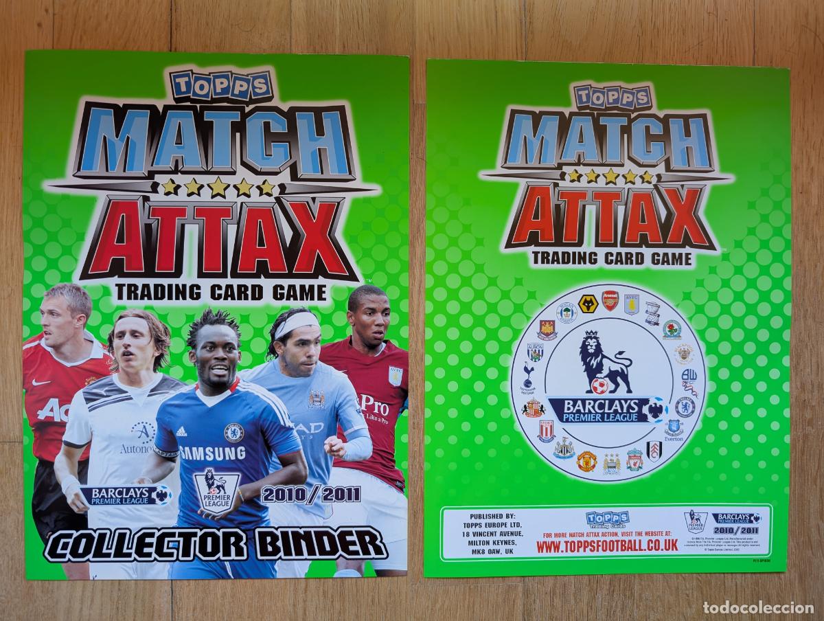 Cromos de Futebol: TOPPS MATCH ATTAX CHAMPIONS LEAGUE 10/11 2010/2011 - PORTADAS PARA ALBUM ARCHIVADOR