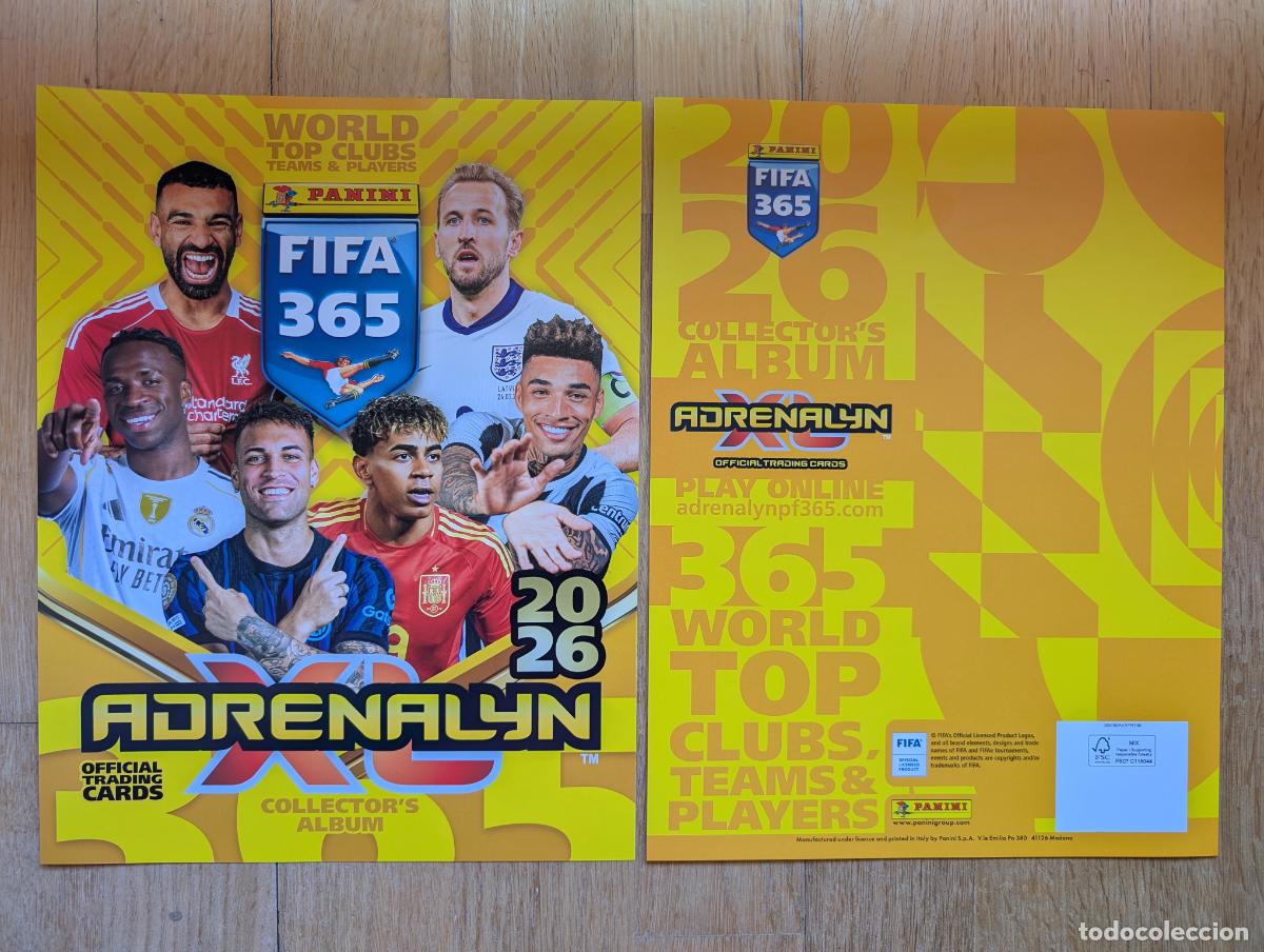 Cromos de f&uacute;tbol: PANINI ADRENALYN FIFA 365 2026 25/26 2025/2026 - PORTADAS PARA ALBUM ARCHIVADOR
