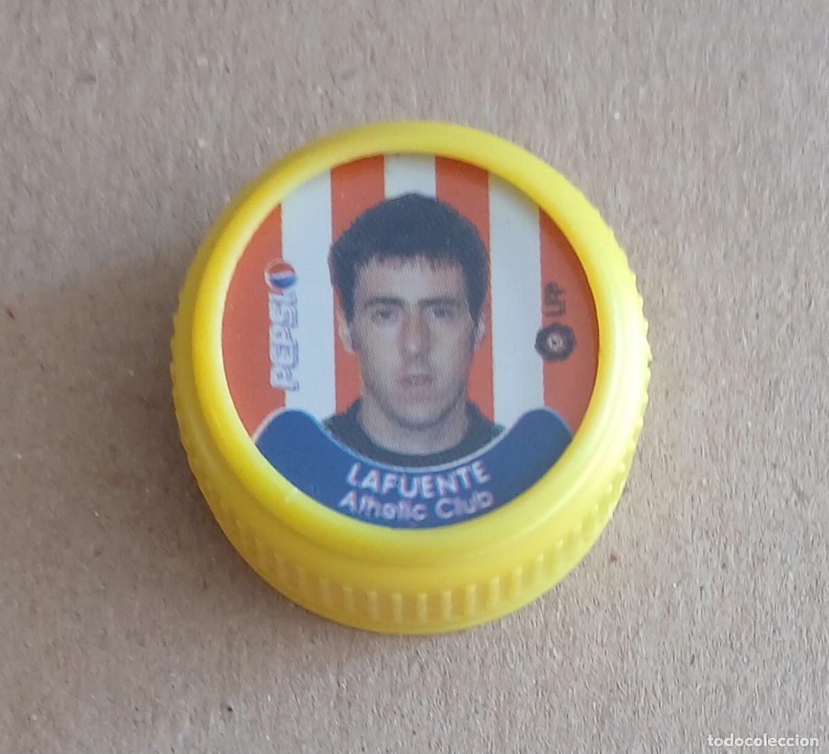 Cromos de f&uacute;tbol: TAP&Oacute;N LAFUENTE ATHLETIC DE BILBAO PEPSI COLA LFP 2001-2002. Buen estado.