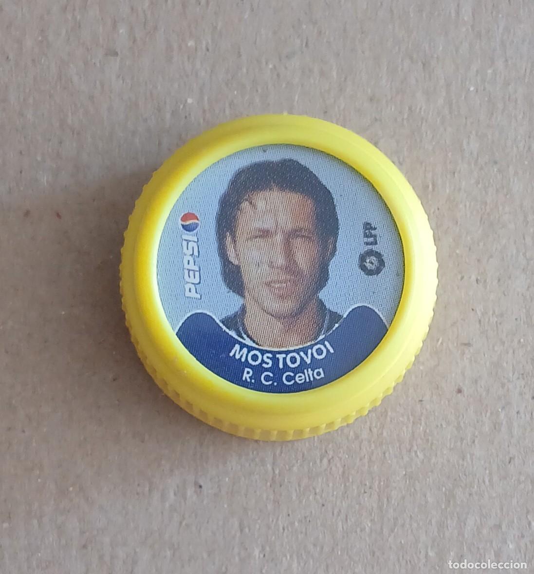Cromos de Futebol: TAP&Oacute;N MOSTOVOI CELTA DE VIGO PEPSI COLA LFP 2001-2002. Buen estado.