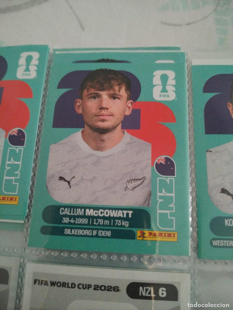 Cromos de f&uacute;tbol: CROMO MUNDIAL 2026 - NUEVA ZELANDA NZL N 19