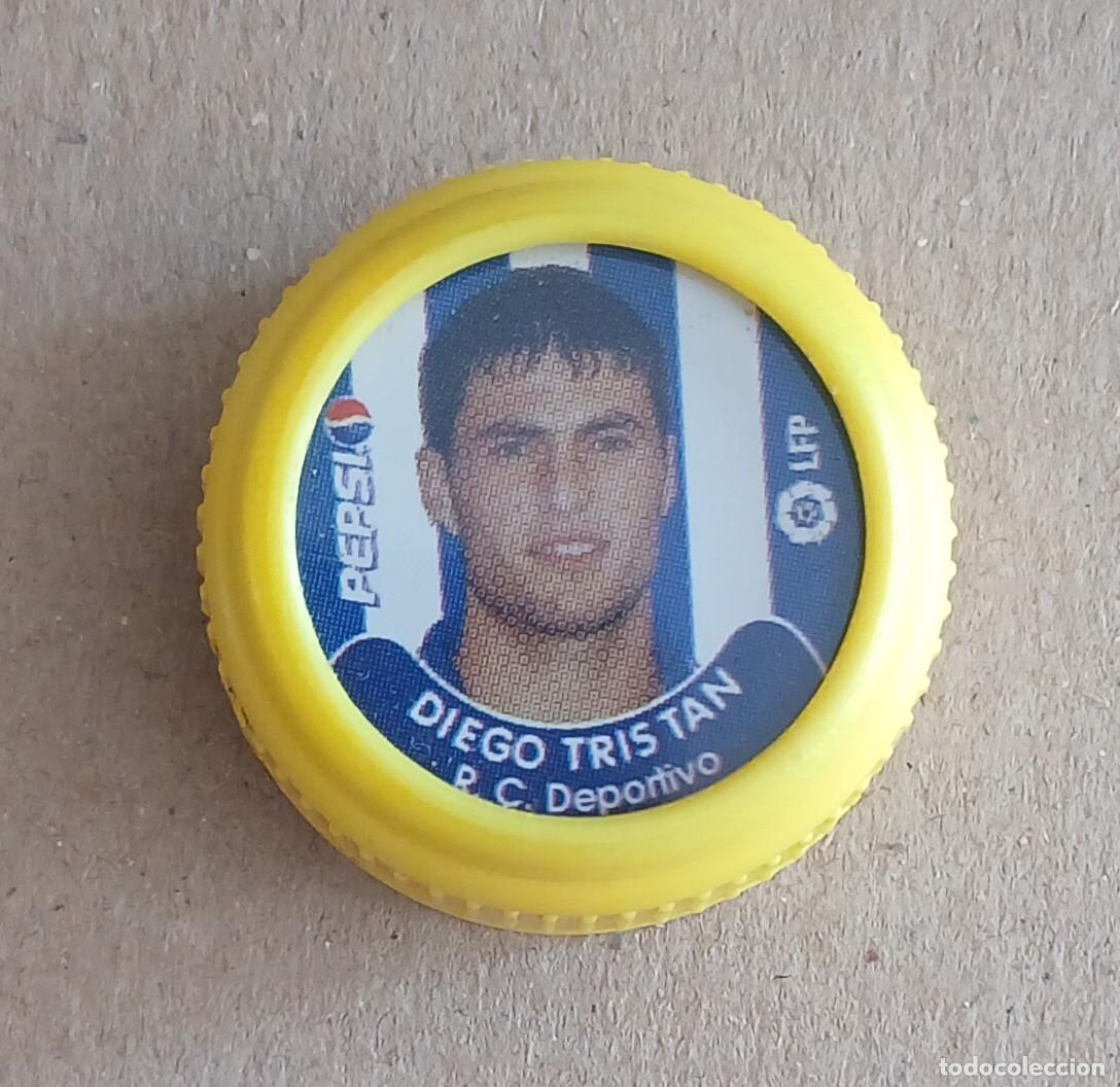 Cromos de f&uacute;tbol: TAP&Oacute;N DIEGO TRIST&Aacute;N DEPORTIVO PEPSI COLA LFP 2001-2002. Buen estado.